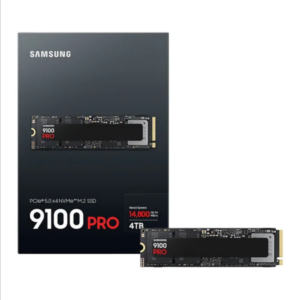 4TB Samsung 9100 PRO, PCIe 5.0, M.2 NVMe SSD, 14800MB/s Read, 13400MB/s Write (Ultra High Speed)